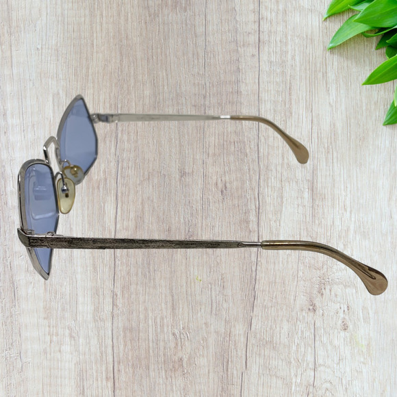 Vintage 1960's Hampel Germany for Emilio Pucci Mod Sunglasses Blue Lens #6218 - Picture 4 of 8